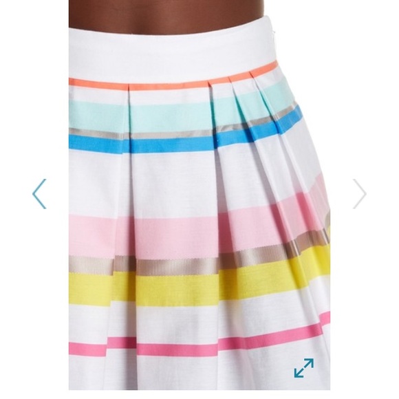 Kate Spade ribbon cape stripe skirt NWT - Picture 3 of 4