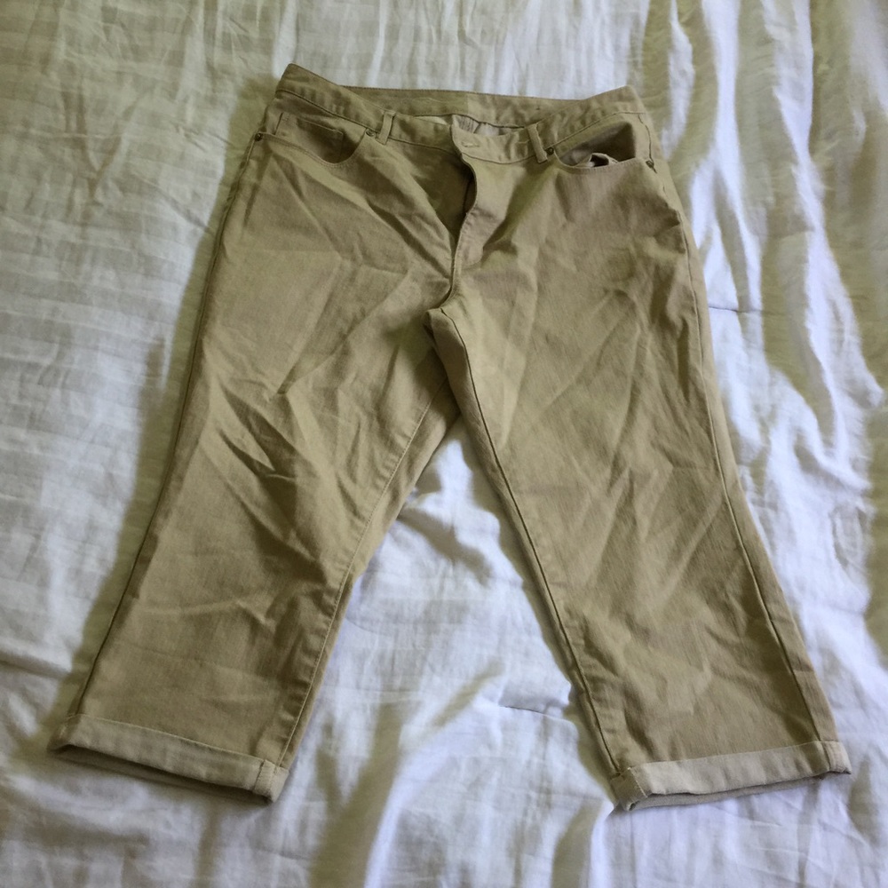 Cold water creek cropped Capri