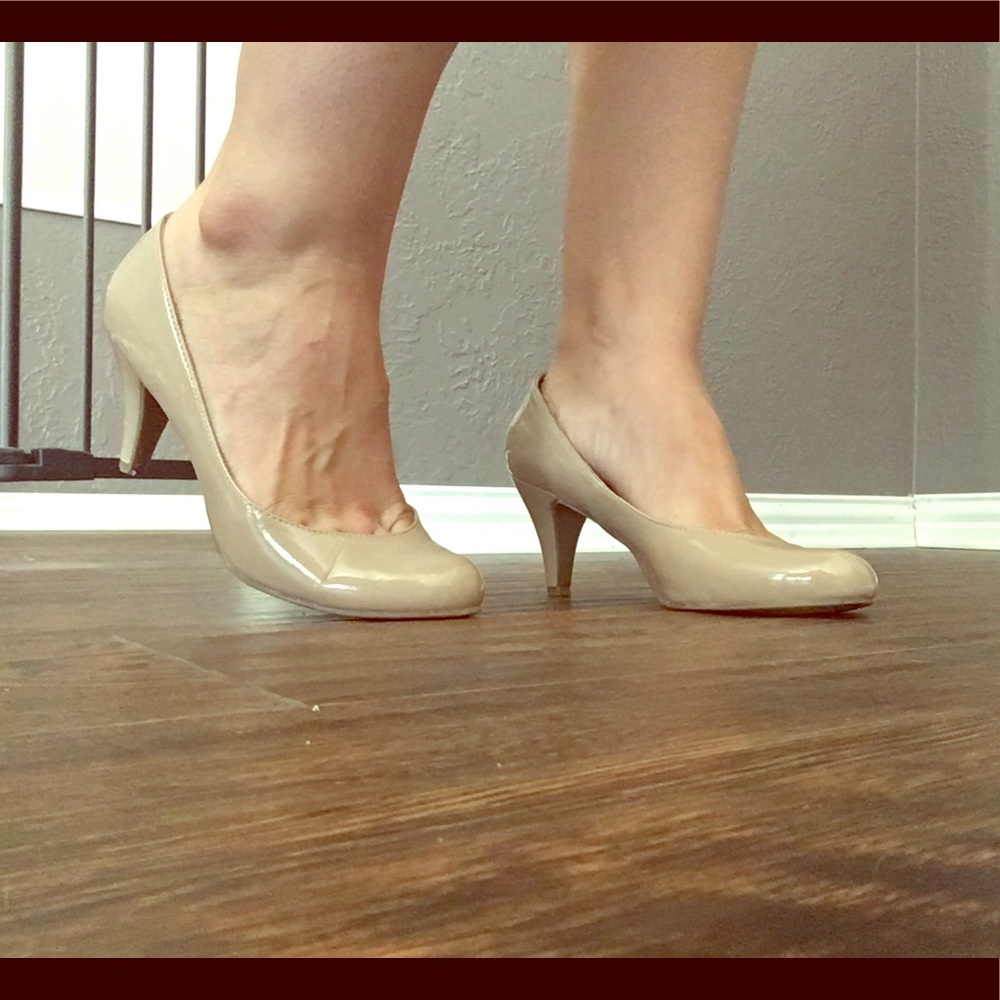 Nude Kitten Heels