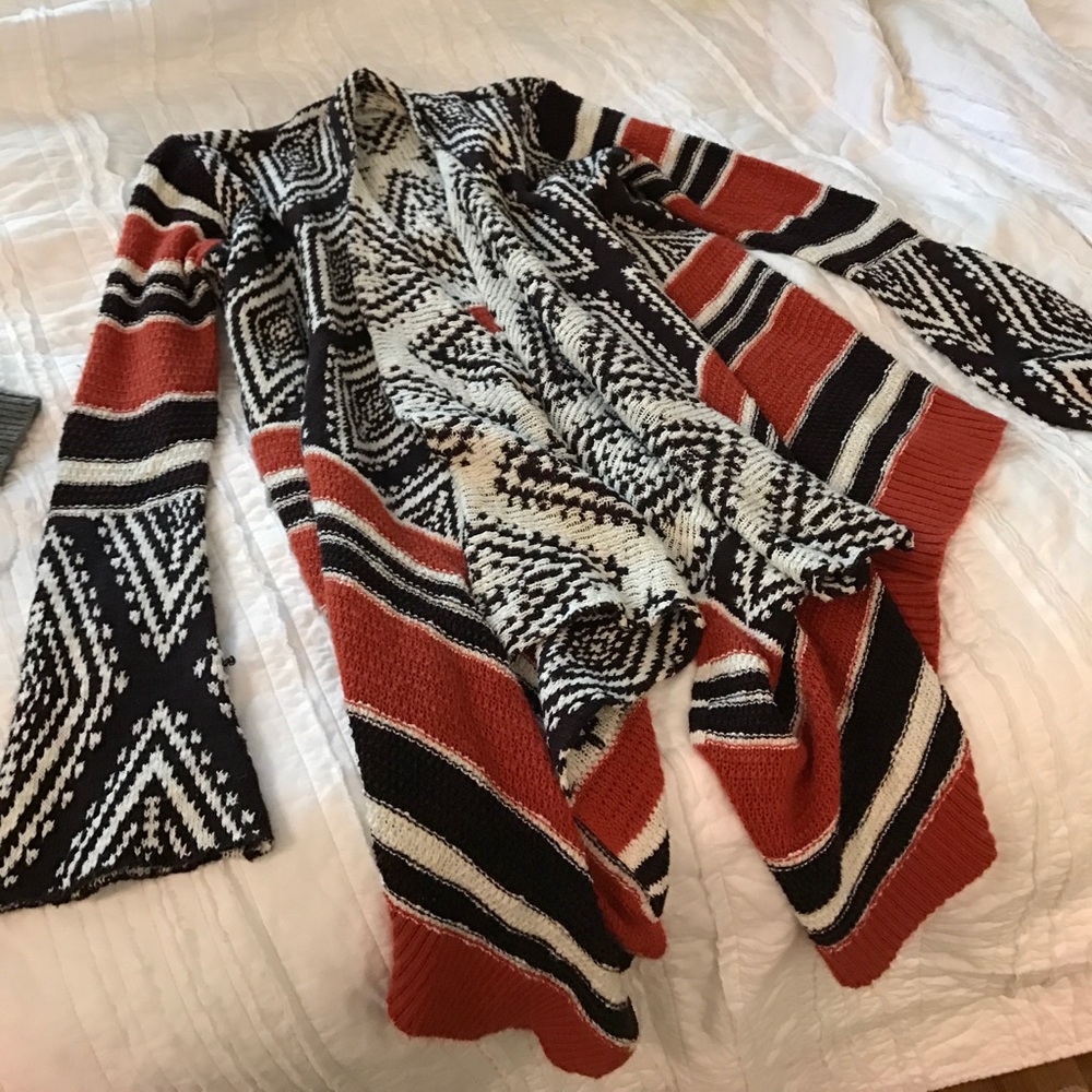 Flowy fall colored cardigan from target