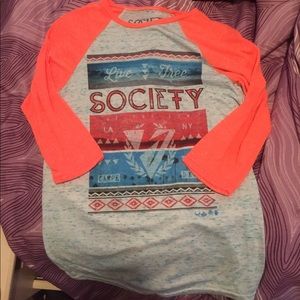 Society mid sleeve shirt