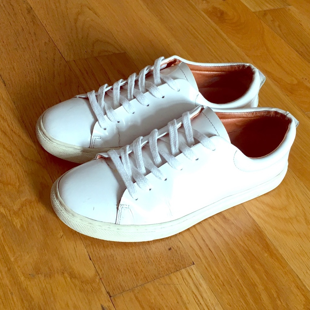 • Sandro • Low top leather sneakers