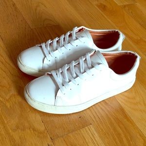 • Sandro • Low top leather sneakers