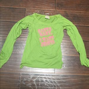 Green Juicy Couture Long sleeve tshirt