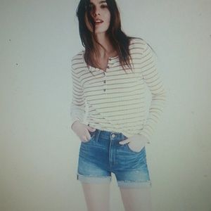 Madewell High-rise denim boyshorts