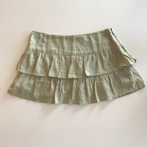 Frenchi Ruffled Miniskirt