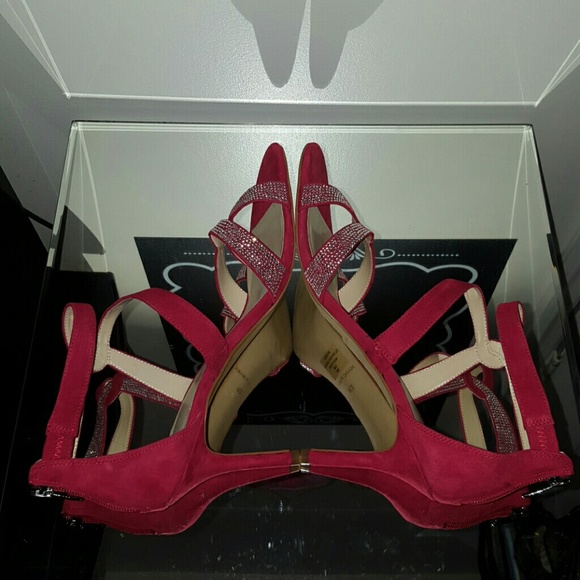 *ON SALE*NEW MARC FISHER LEXCIE 2 OPEN TOE CANVAS - Picture 6 of 8