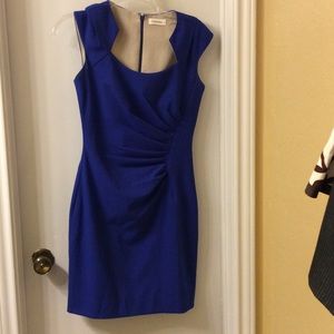 Royal blue Calvin Klein dress