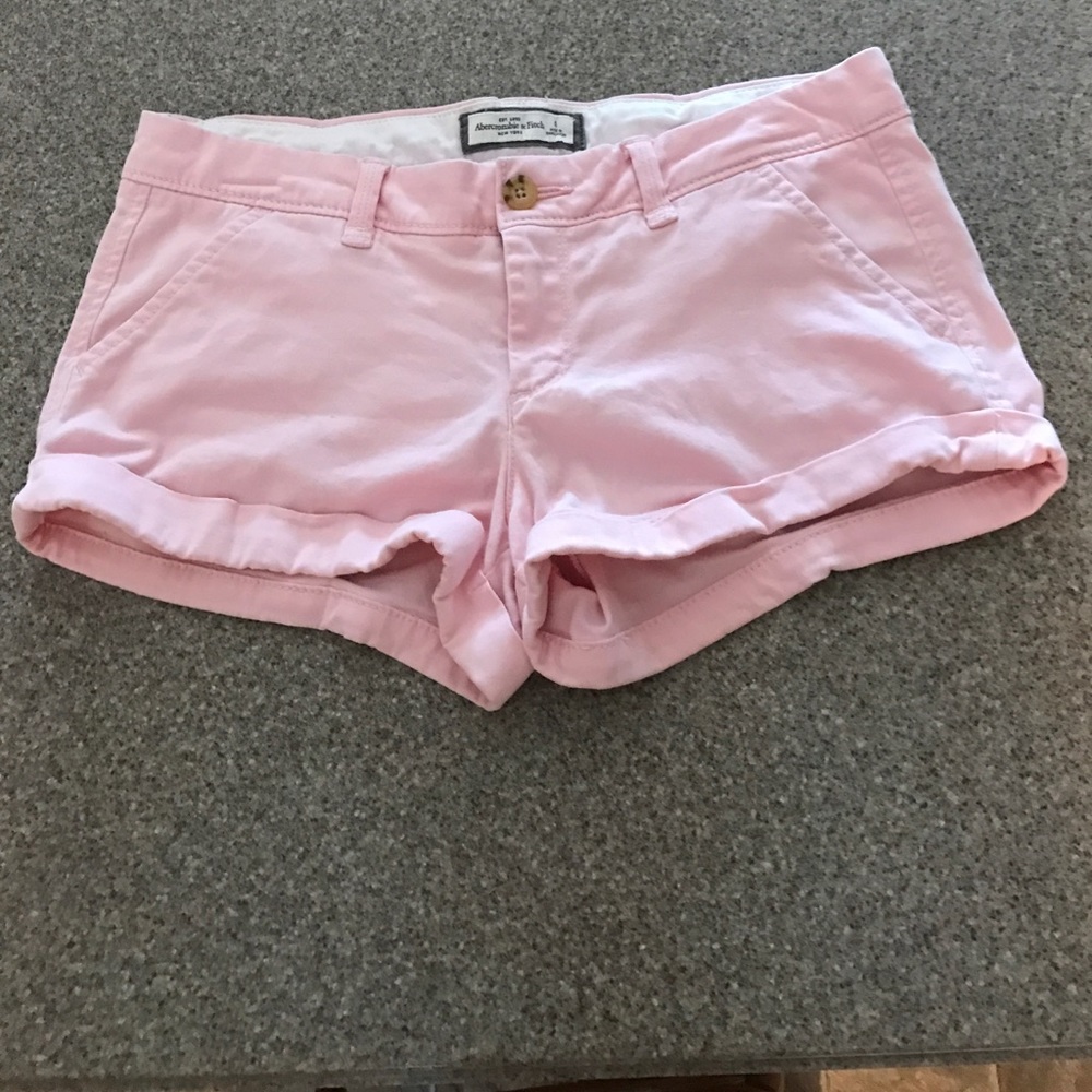 A&F pink shorts size 4