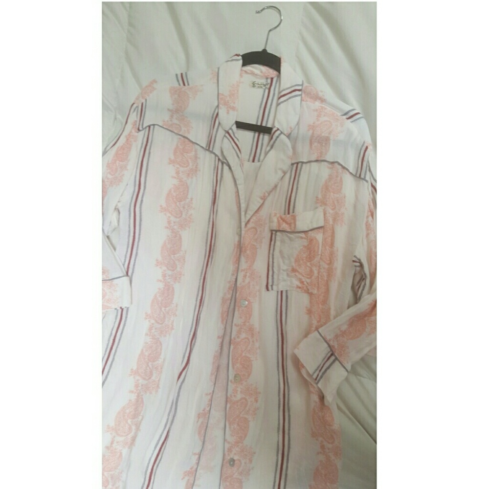 SOLD Free People Soft Pink Button Down Shirt