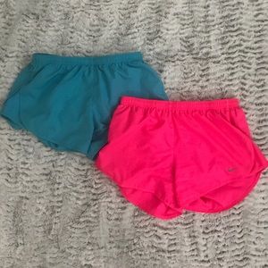 Neon Nike Dri-Fit Running Shorts