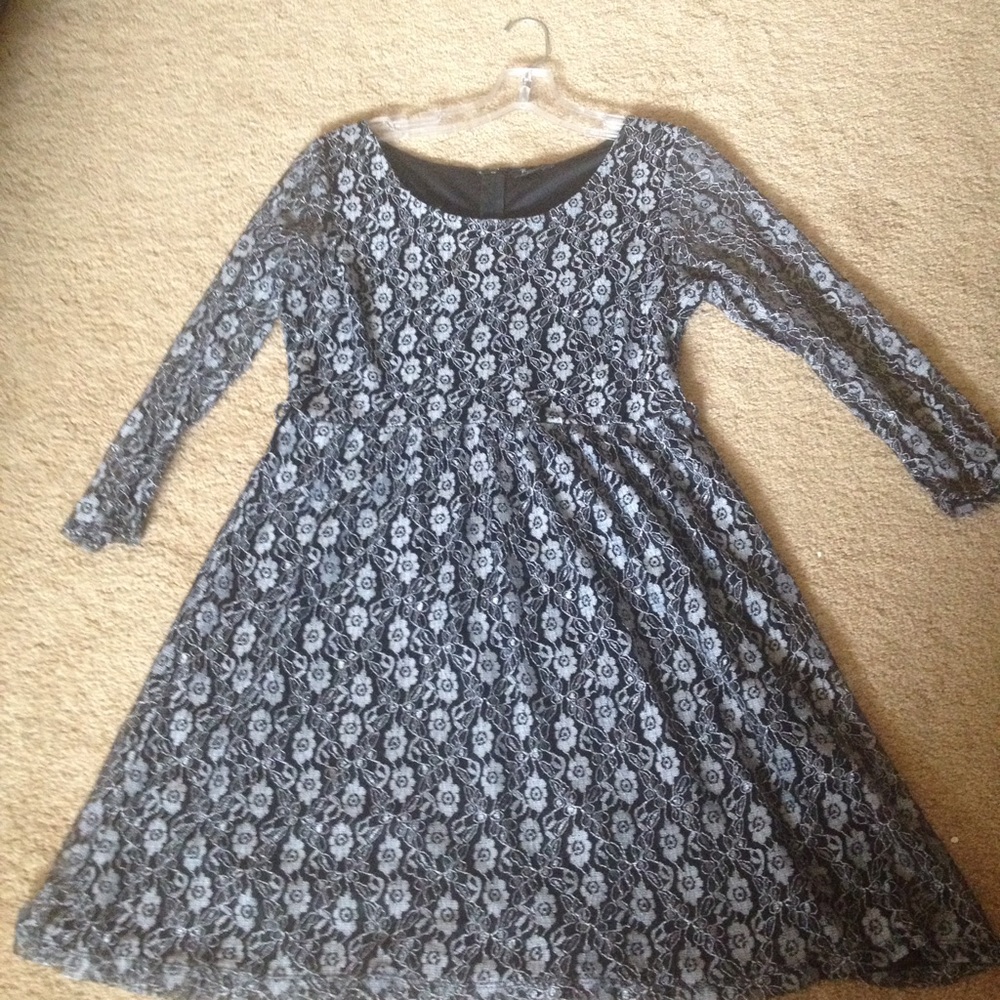 Dark Floral Dress