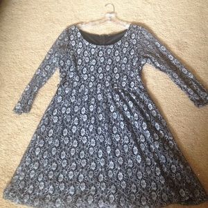 Dark Floral Dress