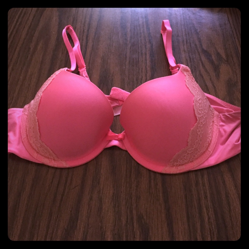 Victoria's Secret Lacy Hot Pink Bra