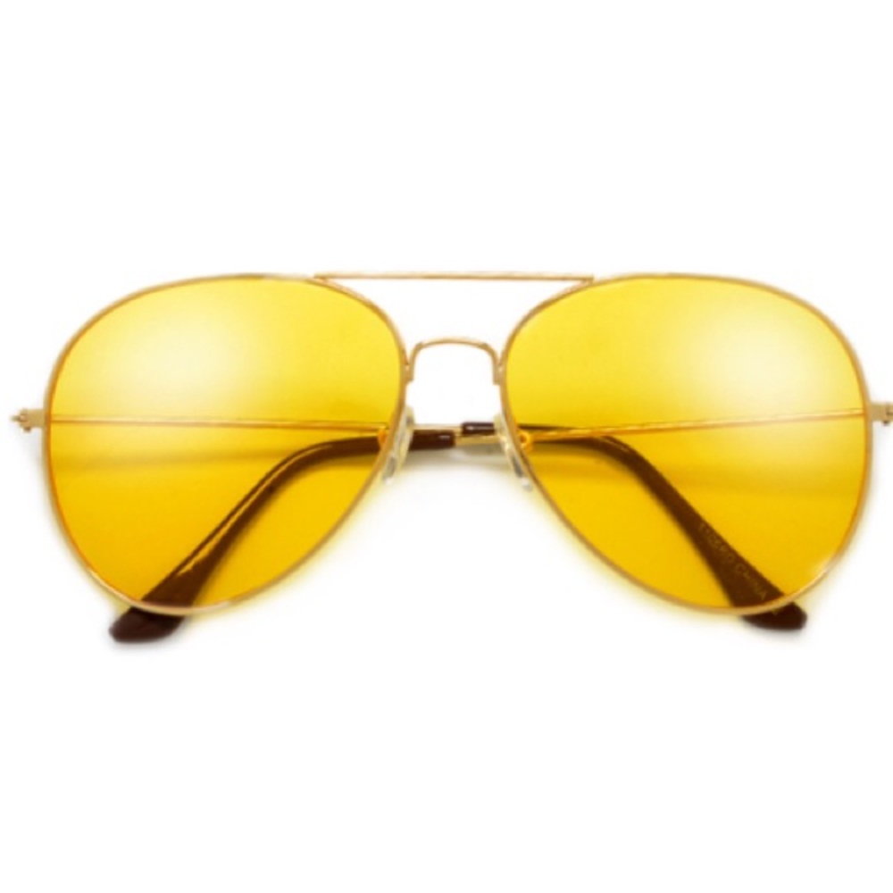 Yellow Tinted Aviators
