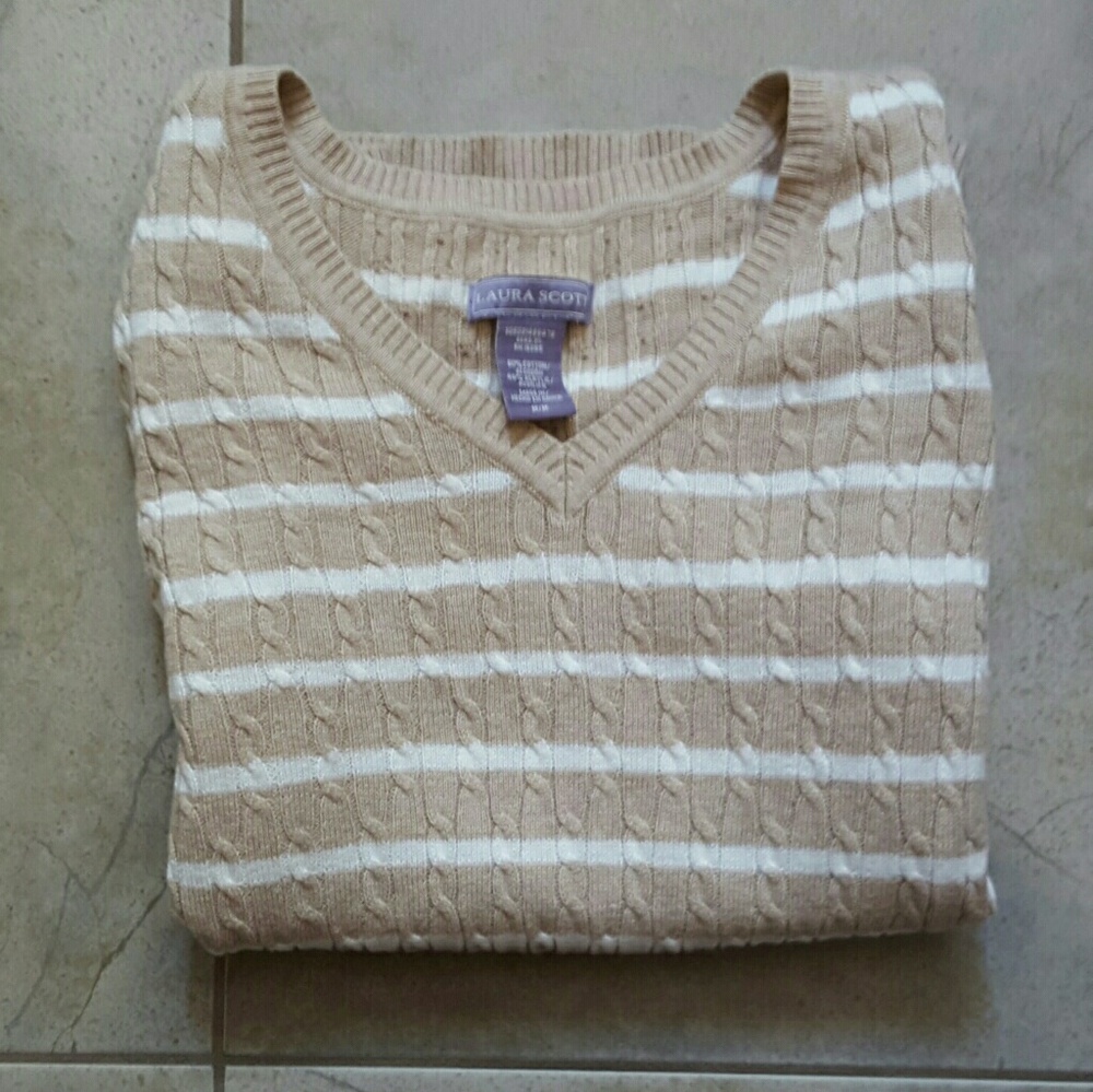 Women's Tan Sweater Medium