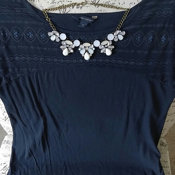 {FLASH SALE} Navy BR top - Picture 7 of 8
