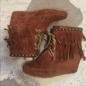 Boho Moccasins wedges
