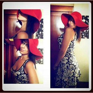 Black and white dress with design