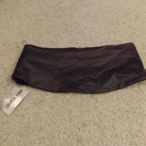 Teenage Runaway Faux Leather Bandeau