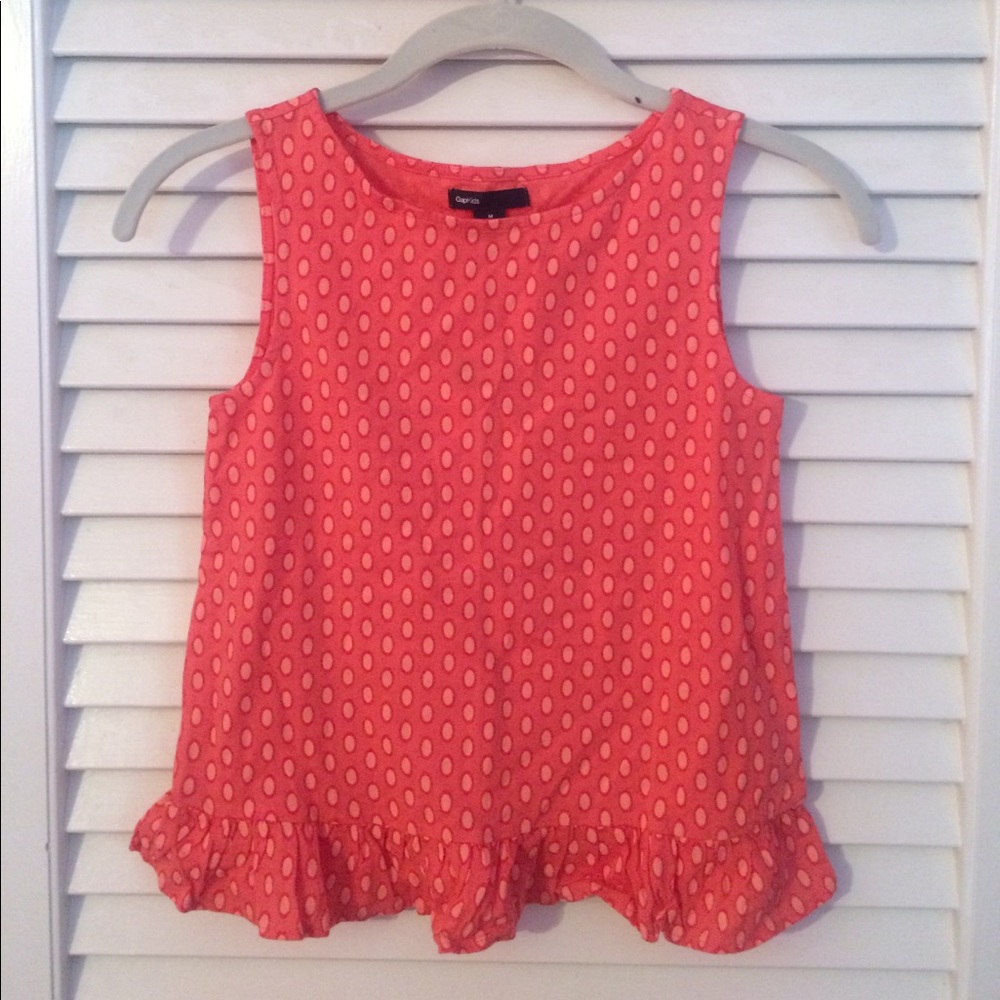 NWT Gap Kids Ruffle Tank