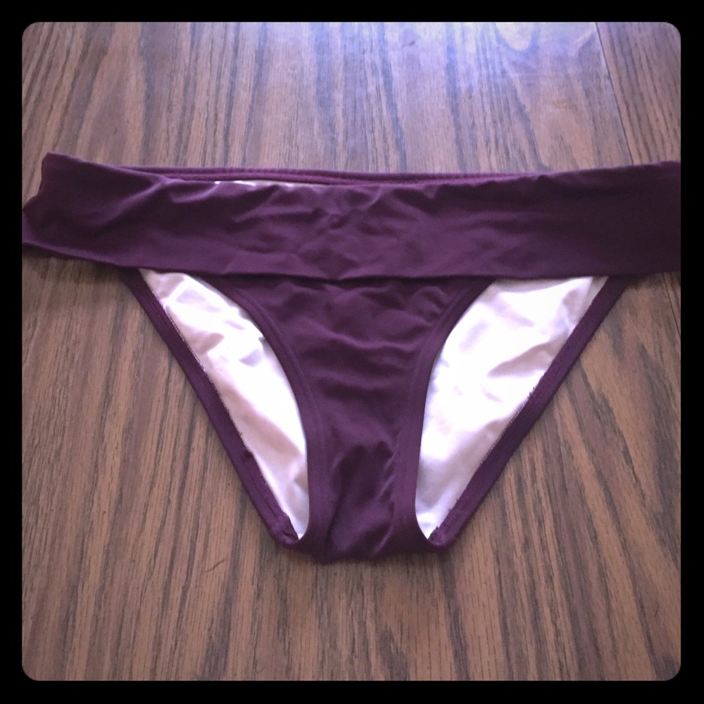 Victoria's Secret Swim Bottom- Eggplant Purple