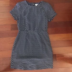 Fossil blue and white dress