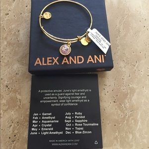 Alex and Ani charm bracelets.