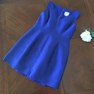 Kate Spade royal blue dot and flare dress size 14