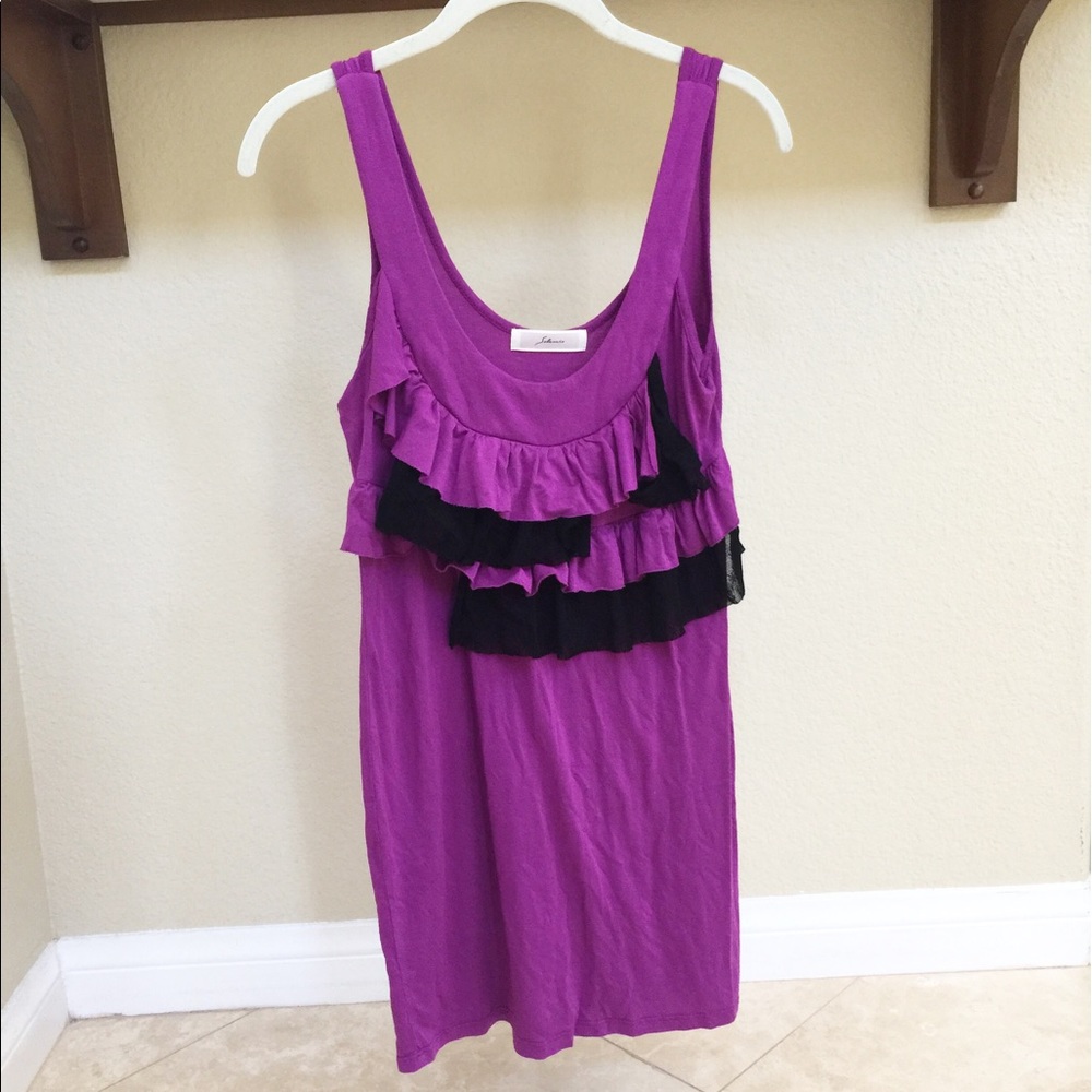 ‼️SOLD‼️Purple Ruffle Top