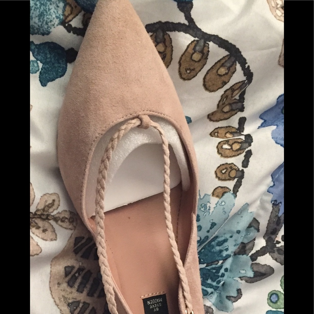 NWT Steve Madden lace up ballet flats