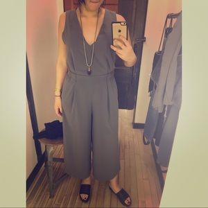 Uniqlo Wide Leg Silky Romper