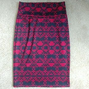 LulaRoe Aztec / Tribal / Geometric Pencil / Cassie