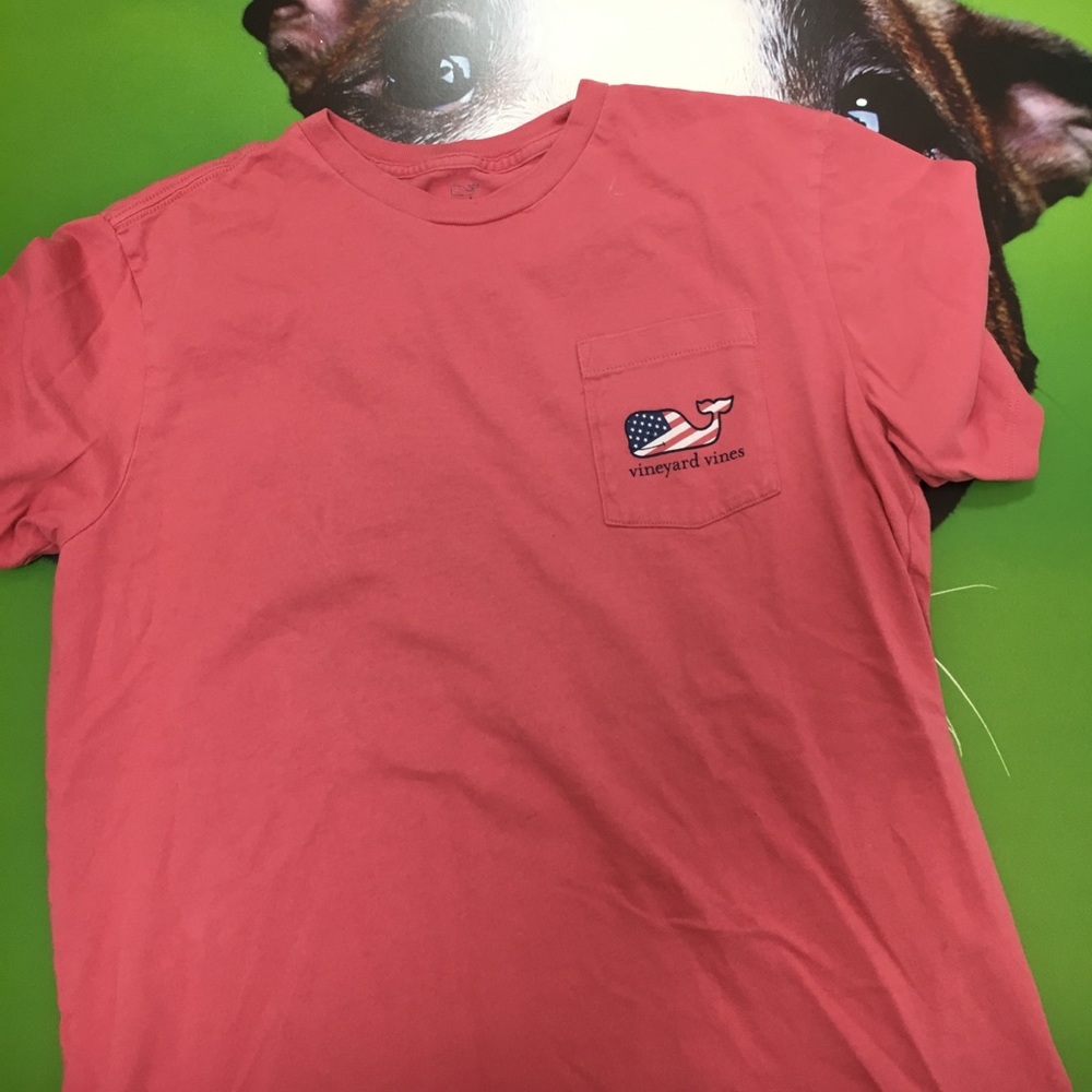 Vineyard Vines Coral S/S Tee Sz 16