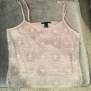 Beaded Strapless Top