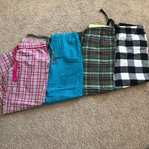 4 pairs- Xhilaration Sleepwear Pants, M