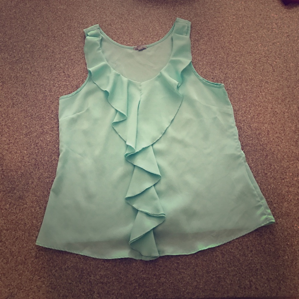 Charolette Russe mint tank top size small