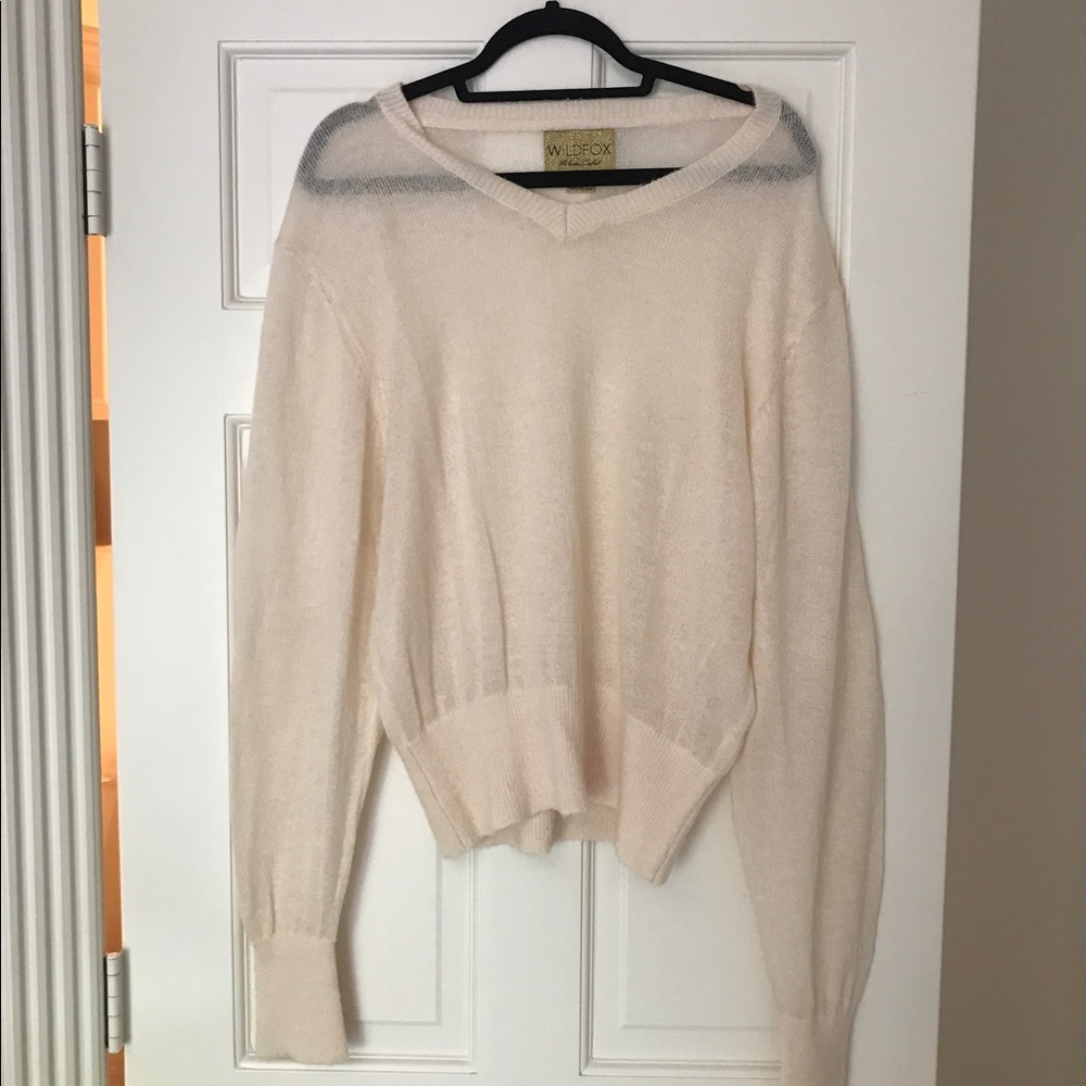 Wildfox light pink sweater
