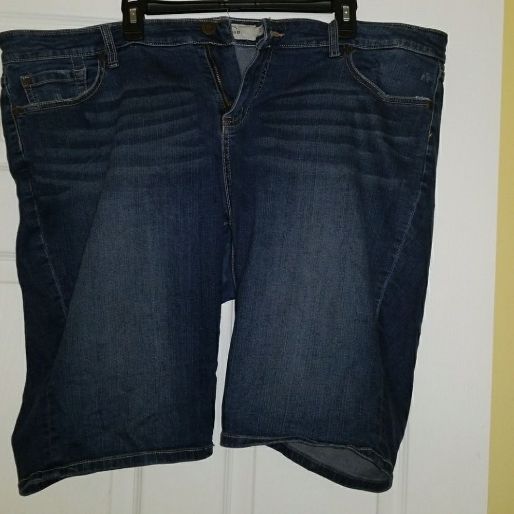 Denim shorts
