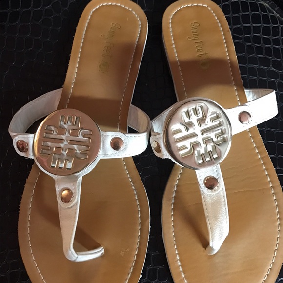 White Sandals - Picture 1 of 2