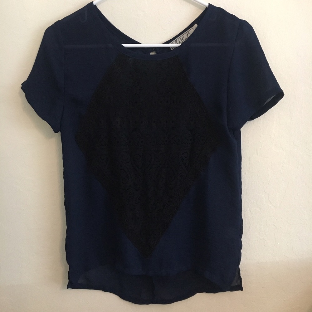 Nordstrom Brand Chloe K Sheer Blouse
