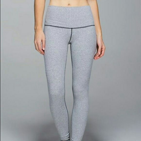 lululemon athletica Pants - Lululemon Herringbone Ghost High Rise - 6