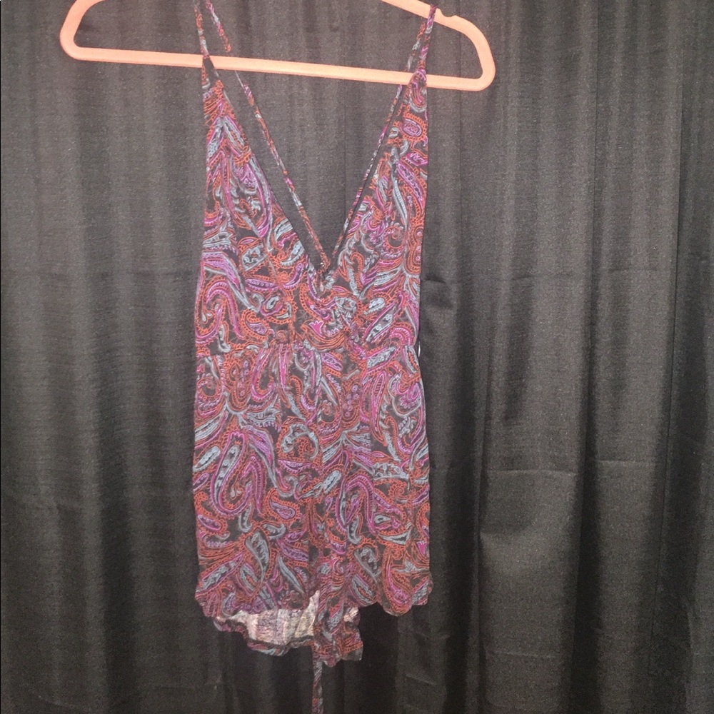 Urban outfitters printed romper