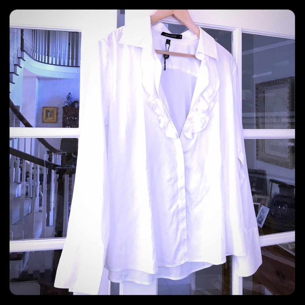 Size 6-8 Cotton Paperwhite blouse
