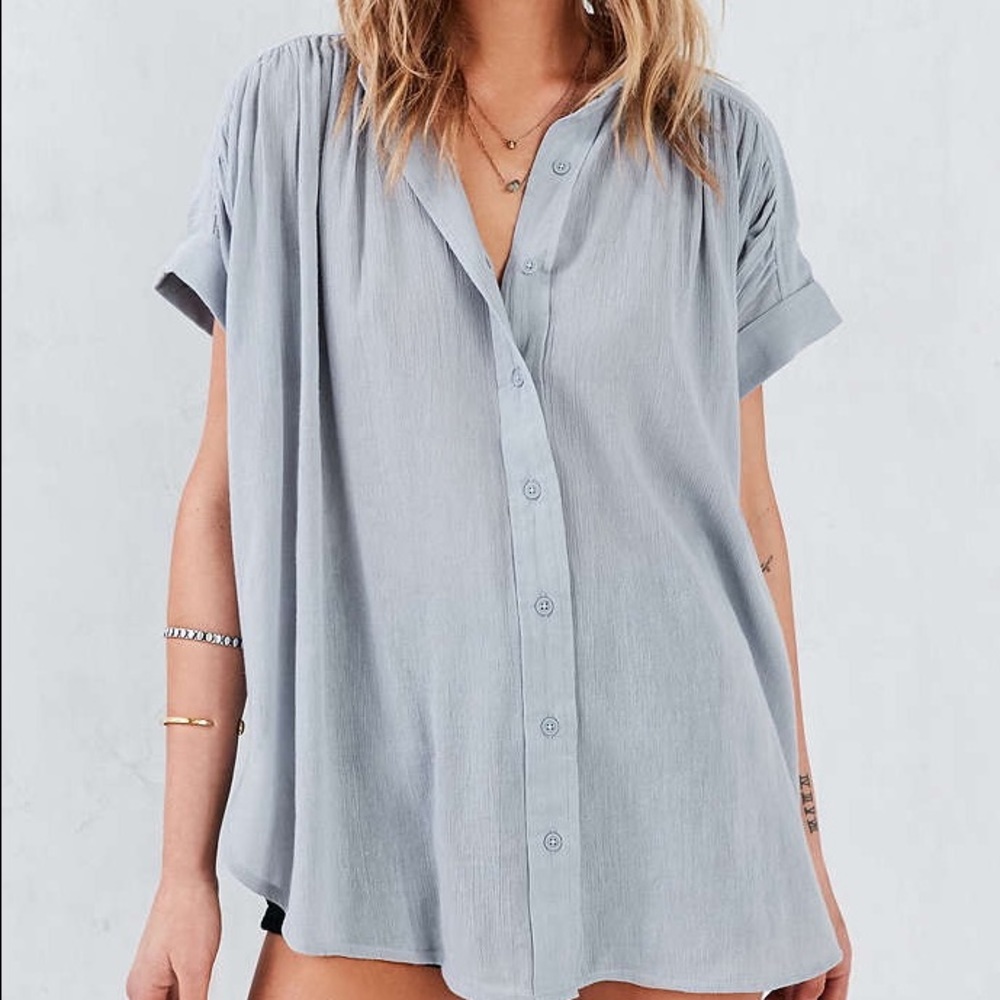 Encore Annie Guazy Bottom-Front Tunic Blouse - Picture 1 of 3