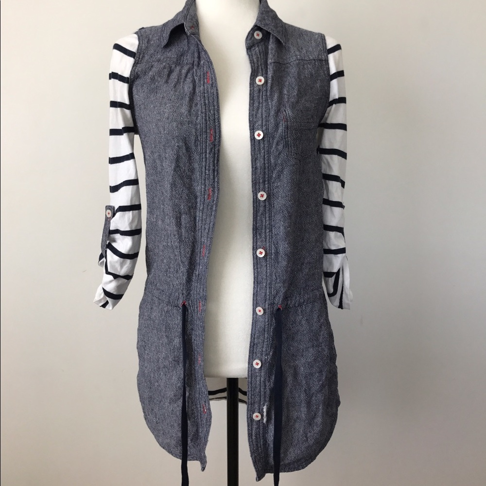 Anthropologie Button Down Tunic Jacket!