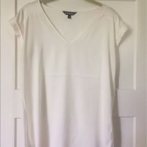 Express short sleeves cream blouse, like new!