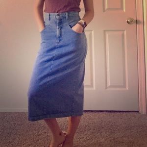 Denim Midi!