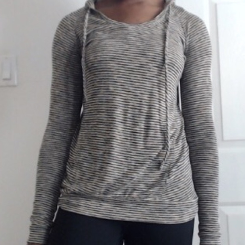 Hooded Long Sleeve Top