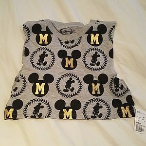 Mickey mouse crop top